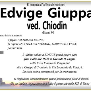 Edvige Giuppa ved. Chiodin di anni 90