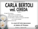 Carla Bertoli ved. Cereda 79 anni