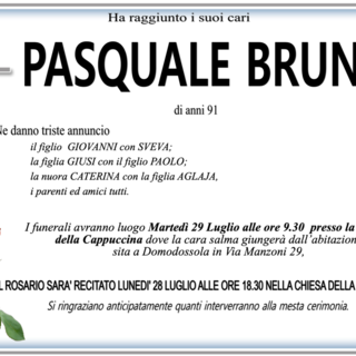 Pasquale Bruno di anni 91