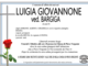 Lugia Giovannone ved. Bargiga di anni 91 Lugia Giovannone ved. Bargiga di anni 91