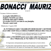 Bonacci Maurizio di anni 83