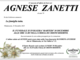 Agnese Zanetti di anni 79
