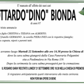 Gottardo 'Dino' Bionda di anni 87 Gottardo 'Dino' Bionda di anni 87