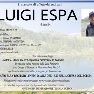 Luigi Espa di anni 84