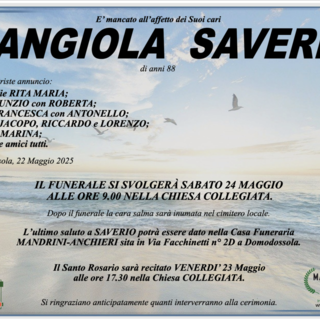 Mangiola Saverio di anni 88