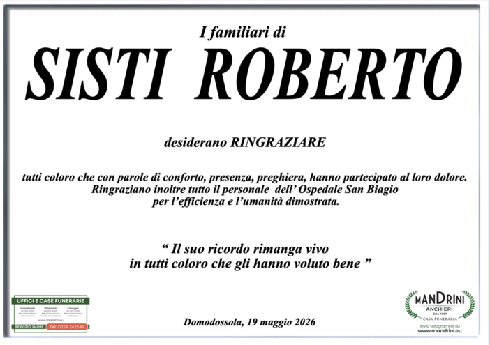 Ringraziamento