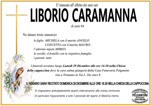 Liborio Caramanna 84 anni Liborio Caramanna 84 anni