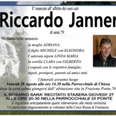 Riccardo Janner di anni 79
