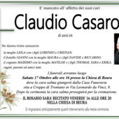 Claudio Casarotti di anni 64 Claudio Casarotti di anni 64