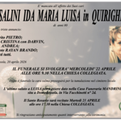 Bossalini Ida Maria Luisa in Quirighetti di anni 80