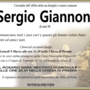 Sergio Giannoni di anni 88