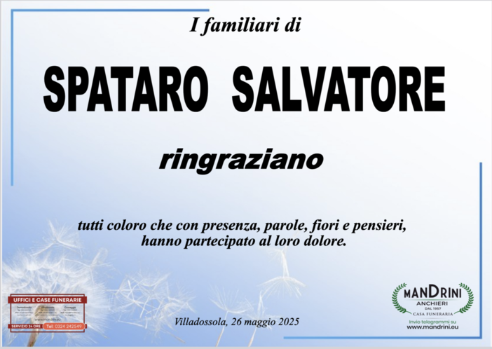 Ringraziamento