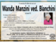 Wanda Manzini ved. Bianchini di anni 92