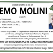 Remo Molini di anni 76
