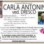 Carla Antonini ved. Dresco di anni 95