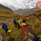 L'intervento del Soccorso alpino al Nefelgiù
