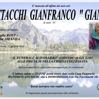 Bottacchi Gianfranco &quot;Gianni&quot; di anni 91