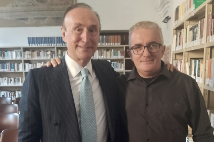In foto: da sinistra  Gianpiero Samuri e Marco Saraceno