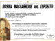 Rosina Maccarone ved. Esposito di anni 75