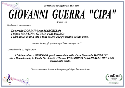 Guerra Giovanni "Cipa"