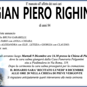 Gian Piero Righini di anni 84