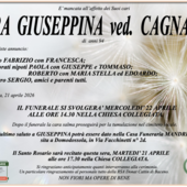 Sora Giuseppina ved. Cagnacci di anni 94