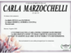 Carla Marzocchelli di anni 82