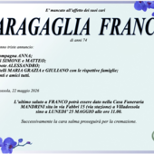Saraglia Franco di anni 74