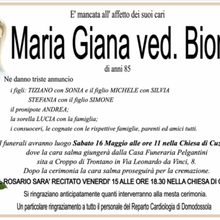 Maria Giana ved. Bionda