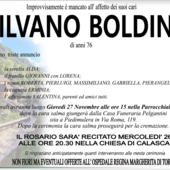 Silvano Boldini di anni 76