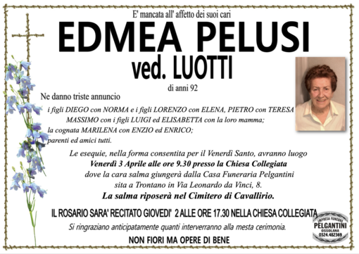 Edmea Pelusi ved. Luotti di anni 92