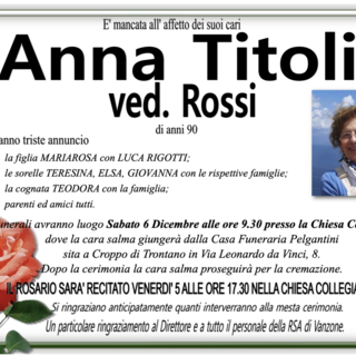 Anna Titoli ved. Rossi