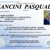 Mancini Pasquale di anni 81