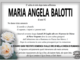 Maria Angela Balotti di anni 92 Maria Angela Balotti di anni 92
