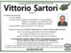 Vittorio Sartori di anni 77
