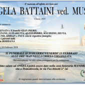 Angela Battaini ved. Musso classe 1931