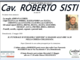Cav. Roberto Sisti di anni 85