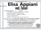 Elisa Appiani ved. Fanan di anni 88