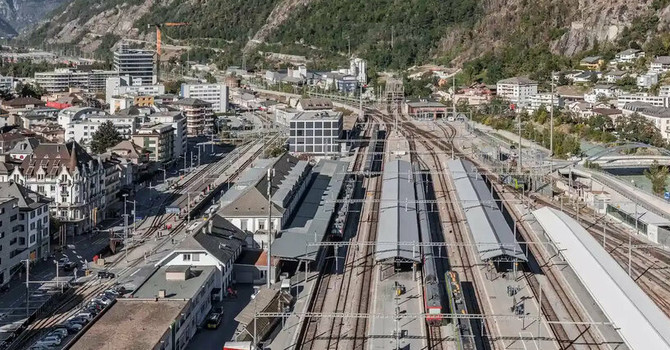 La stazione ferroviaria di Briga (Foto Ffs) La stazione ferroviaria di Briga (Foto Ffs)