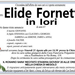 Elide Fornetti in Iori di anni 67