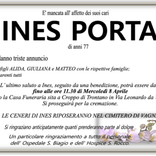 Ines Porta di anni 77