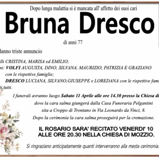 Bruna Dresco di anni 77