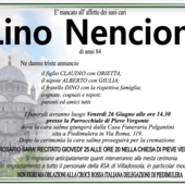 Lino Lencioni di anni 84 Lino Lencioni di anni 84