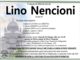 Lino Lencioni di anni 84