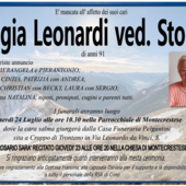 Luigia Leonardi ved. Storni di anni 91