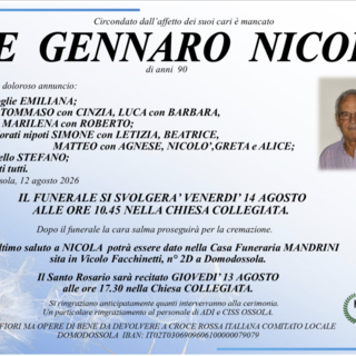 De Gennaro Nicola di anni 90