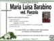 Maria Luisa Barabino ved. Pianzola 85 anni