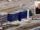 Lo scalo di Domo 2 e nel riquadro Francesco Sasso  (Filt Cgil)