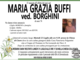 Maria Grazia Buffi ved. Borghini di anni 78