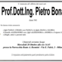 Prof. Dott. Ing. Pietro Bonacci classe 1943 Prof. Dott. Ing. Pietro Bonacci classe 1943
